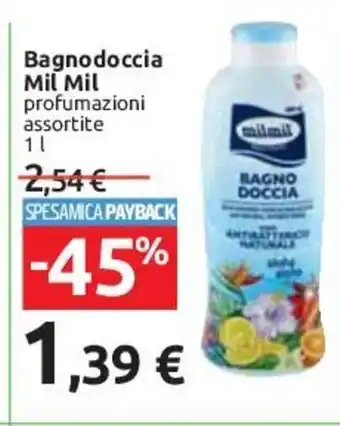 Carrefour Bagnodoccia Mil Mil profumazioni assortite 1 l offerta