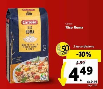 Lidl Carosio Riso Roma 2 kg offerta