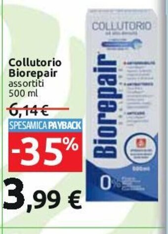 Carrefour Collutorio Biorepair assortiti 500 ml offerta