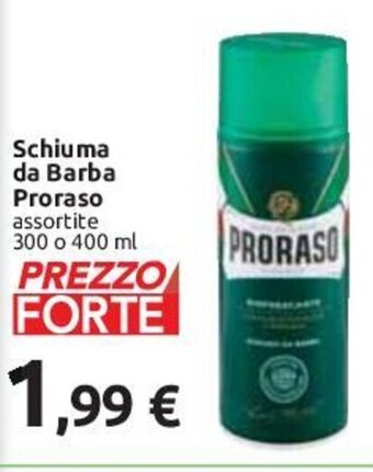 Carrefour Schiuma da Barba Proraso assortite 300 o 400 ml offerta