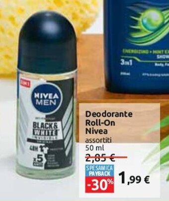 Carrefour Deodorante Roll-On Nivea assortiti 50 ml offerta