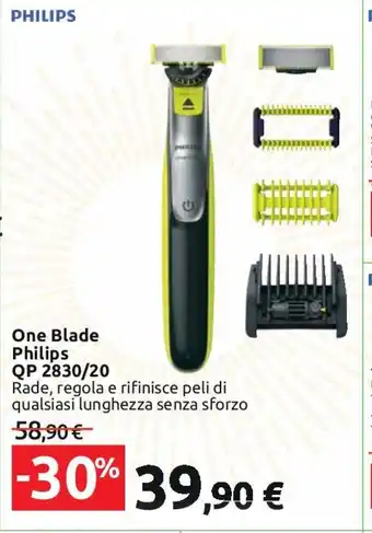 Carrefour One Blade Philips QP 2830/20 offerta