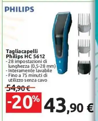 Carrefour Tagliacapelli Philips HC 5612 offerta