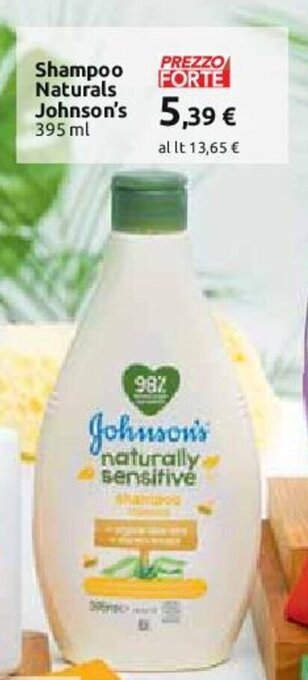 Carrefour Shampoo Naturals Johnson's 395 ml offerta