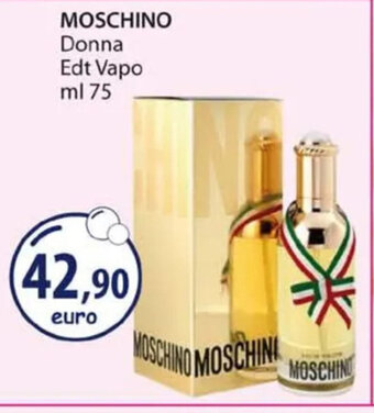 Acqua & Sapone MOSCHINO Donna Edt Vapo ml 75 offerta