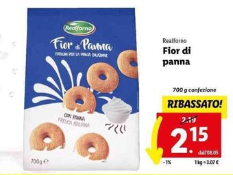 Lidl Realforno Fior di panna 700 g offerta