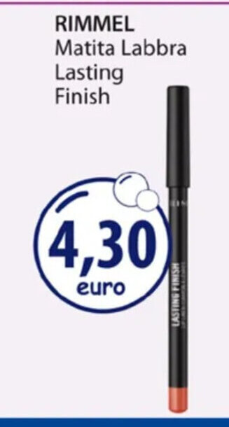 Acqua & Sapone RIMMEL Matita Labbra Lasting Finish offerta