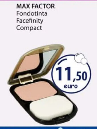 Acqua & Sapone MAX FACTOR Fondotinta Facefinity Compact offerta