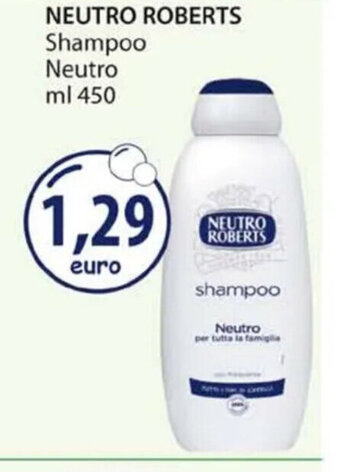 Acqua & Sapone NEUTRO ROBERTS Shampoo Neutro ml 450 offerta