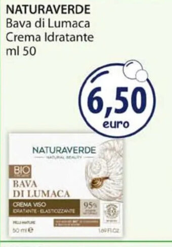 Acqua & Sapone NATURAVERDE Bava di Lumaca Crema Idratante ml 50 offerta
