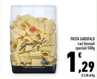 Conad PASTA GAROFALO vari formati speciali 500g offerta