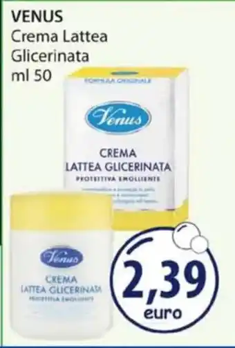 Acqua & Sapone VENUS Crema Lattea Glicerinata ml 50 offerta