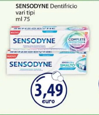 Acqua & Sapone SENSODYNE Dentifricio vari tipi ml 75 offerta