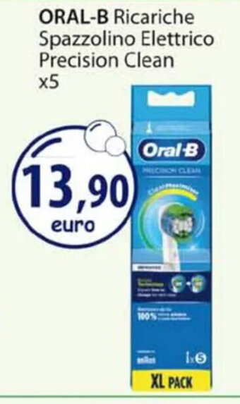Acqua & Sapone ORAL-B Ricariche Spazzolino Elettrico Precision Clean x5 offerta