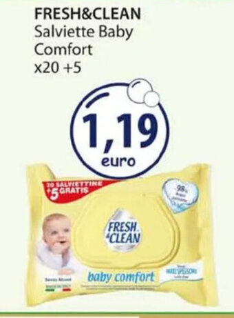 Acqua & Sapone FRESH&CLEAN Salviette Baby Comfort x20 +5 offerta