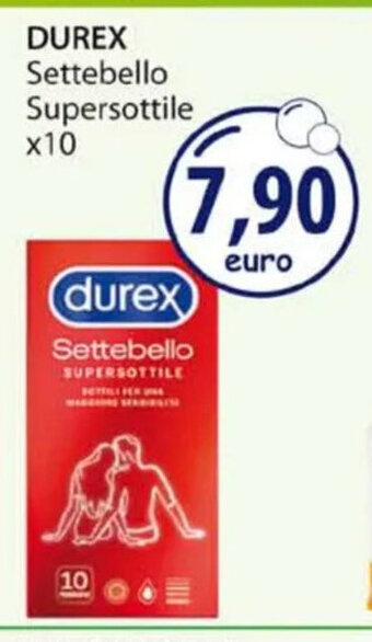Acqua & Sapone DUREX Settebello Supersottile x10 offerta