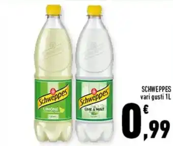 Conad SCHWEPPES vari gusti 1L offerta