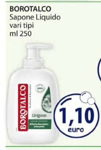 Acqua & Sapone BOROTALCO Sapone Liquido vari tipi ml 250 offerta