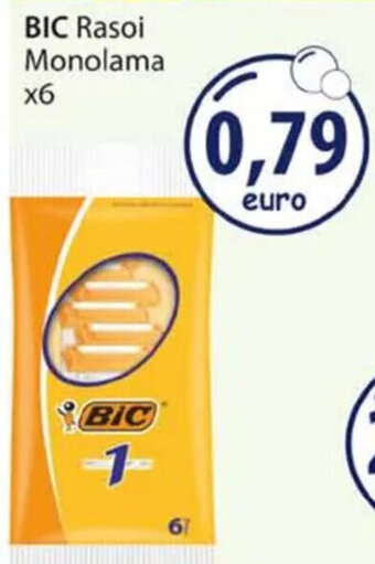 Acqua & Sapone BIC Rasoi Monolama x6 offerta