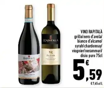 Conad VINO RAPITALÀ 75cl offerta