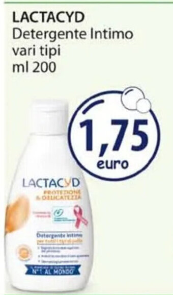 Acqua & Sapone LACTACYD Detergente Intimo vari tipi ml 200 offerta