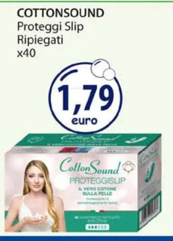 Acqua & Sapone COTTONSOUND Proteggi Slip Ripiegati x40 offerta