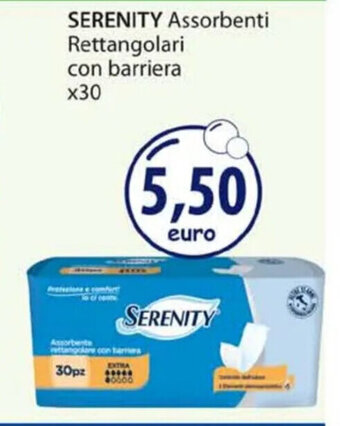 Acqua & Sapone SERENITY Assorbenti Rettangolari con barriera x30 offerta