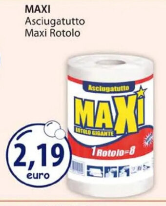 Acqua & Sapone MAXI Asciugatutto Maxi Rotolo offerta