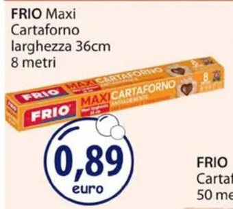 Acqua & Sapone FRIO Maxi Cartaforno larghezza 36cm 8 metri offerta