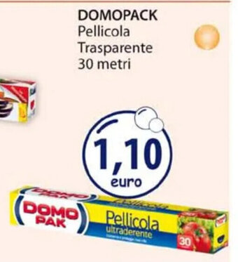 Acqua & Sapone DOMOPACK Pellicola Trasparente 30 metri offerta