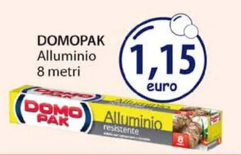Acqua & Sapone DOMOPAK Alluminio 8 metri offerta