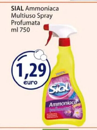 Acqua & Sapone SIAL Ammoniaca Multiuso Spray Profumata ml 750 offerta