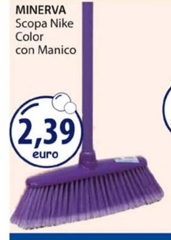 Acqua & Sapone MINERVA Scopa Nike Color con Manico offerta
