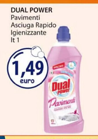Acqua & Sapone DUAL POWER Pavimenti Asciuga Rapido Igienizzante It 1 offerta
