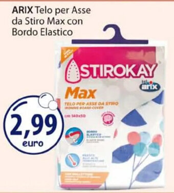 Acqua & Sapone ARIX Telo per Asse da Stiro Max con Bordo Elastico offerta