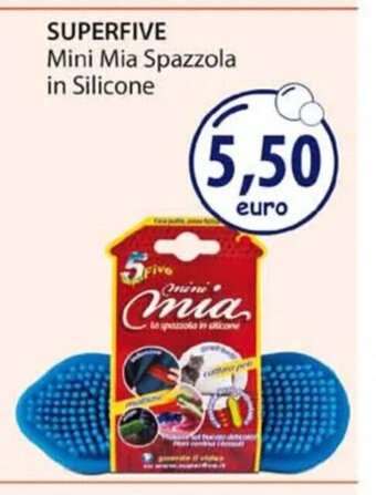 Acqua & Sapone SUPERFIVE Mini Mia Spazzola in Silicone offerta