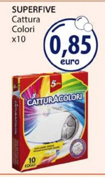 Acqua & Sapone SUPERFIVE Cattura Colori x10 offerta
