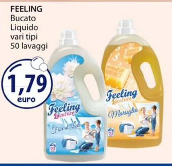 Acqua & Sapone FEELING Bucato Liquido vari tipi 50 lavaggi offerta
