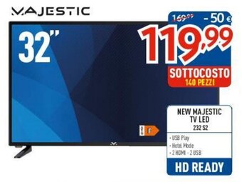 NEW MAJESTIC TV LED 232 S2
