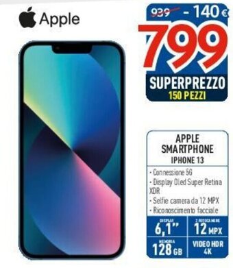 Elettrosintesi APPLE SMARTPHONE IPHONE 13 offerta