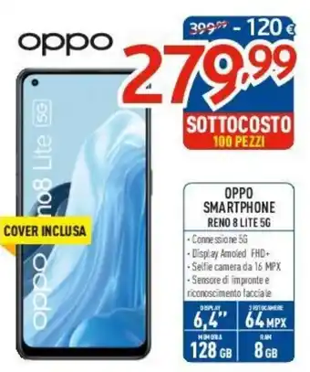 Elettrosintesi OPPO SMARTPHONE RENO 8 LITE 5G offerta