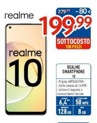 Elettrosintesi REALME SMARTPHONE 10 offerta