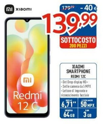 Elettrosintesi XIAOMI SMARTPHONE REDMI 12C offerta