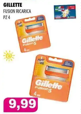 GILLETTE FUSION RICARICA PZ 4