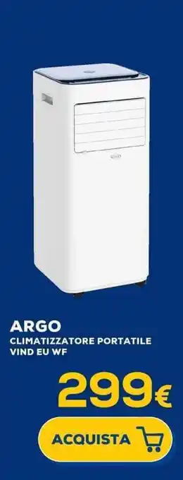 Euronics ARGO CLIMATIZZATORE PORTATILE VIND EU WF offerta