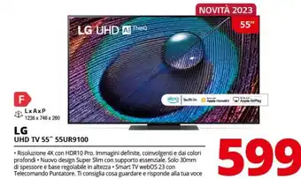 Comet Lg uhd tv 55 55ur9100 offerta