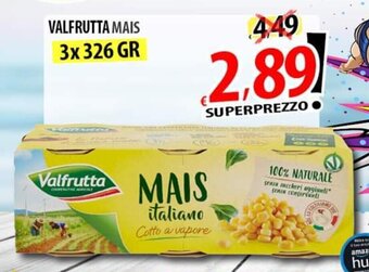 Il Genio Supermercato VALFRUTTA MAIS 3x 326 GR offerta