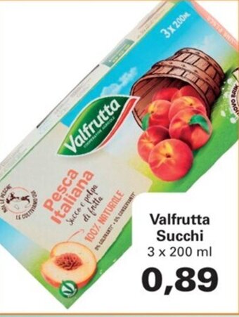 Alvama Valfrutta Succhi 3 x 200 ml offerta