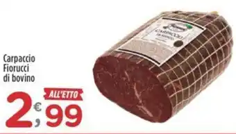 Crai Carpaccio Fiorucci di bovino offerta