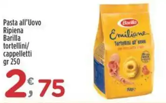 Crai Pasta all'Uovo Ripiena Barilla tortellini/ cappelletti gr 250 offerta